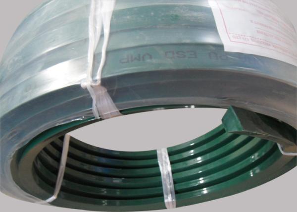 Buy cheap Ceramic transmission industrial PU Green V-belt Polyurethane V Belt C-22 type from wholesalers