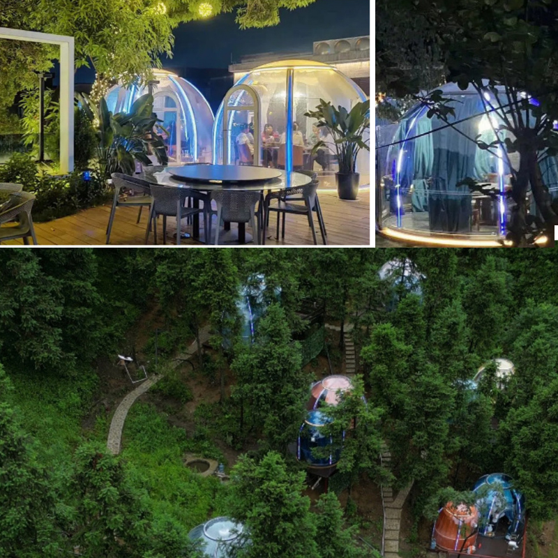 PC Star Room mobile restaurant Bubble room Outdoor homestay Transparent tent glass sun room