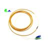 Buy cheap 0.9mm Fiber Optic Pigtail SC APC + SC UPC OS2 G657A Bent insensitive fiber 9 / 125 Unit - tube 2F 3.0mm Round cable from wholesalers