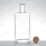 Screen Printing Glass Liquor Bottle For Nordic Rum Whisky Vodka