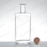 Buy cheap Healthy Lead Free Glass Whiskey Decanter Bottle With Square Brandy Glass And Stopper from wholesalers