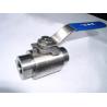 Buy cheap L - Type Floating Ball Valve With Stainless Steel Lever Fire Protection Structure from wholesalers