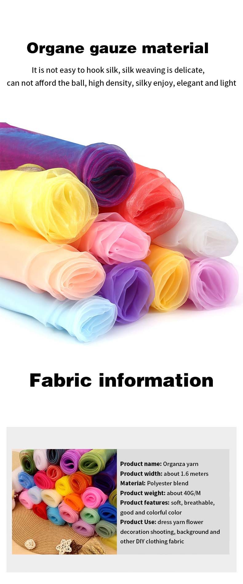 Custom Polyester Tulle Fabric Soft Dyeing Pure Color For Outdoor Wedding Decoration