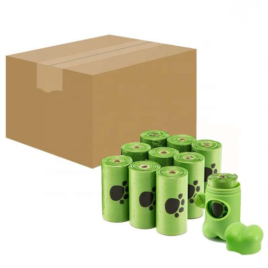 Disposable Compostable Dog Poop Bag For Rubbish TUV Certified