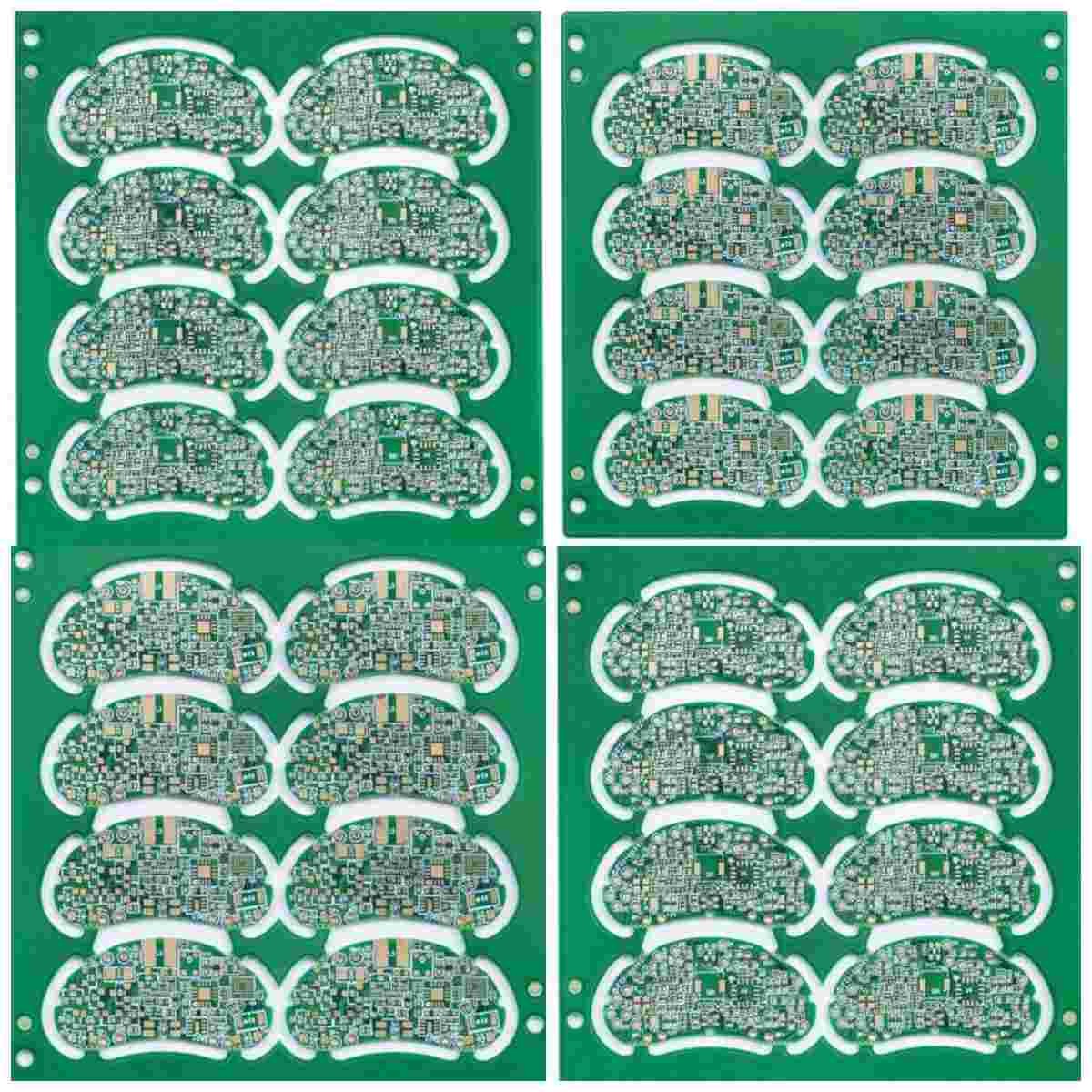 Rigid Multilayer Printed Circuit Board FR4 94V0 ENIG Surface Green Solder Mask