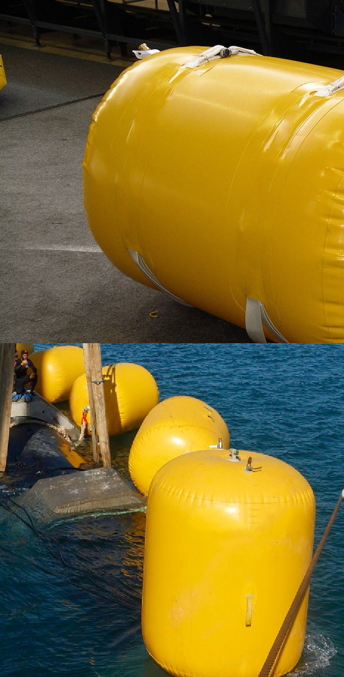 Boat Air Bags Inflatable Underwater Buoyancy for Heavy Lifting