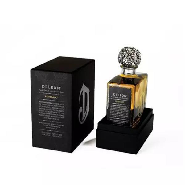 bespoke set up perfume box with shoulder black fragrance box scent gift box