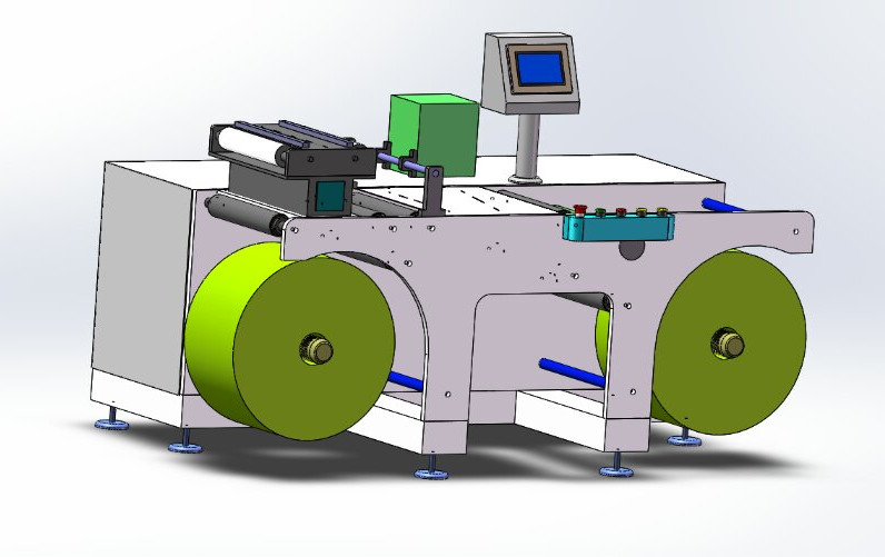 LCPY-370X LED Lamp Label inspection machine inspecting printing quality and die cutting quality