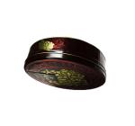 Embossed Mooncake Tin Box Round Shape For Traditional Chinese Gift Packing