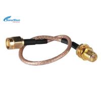 Buy cheap Antenna RF Coaxial Cable Assembly 50ohm SMA Female Male RG316 6" Length product