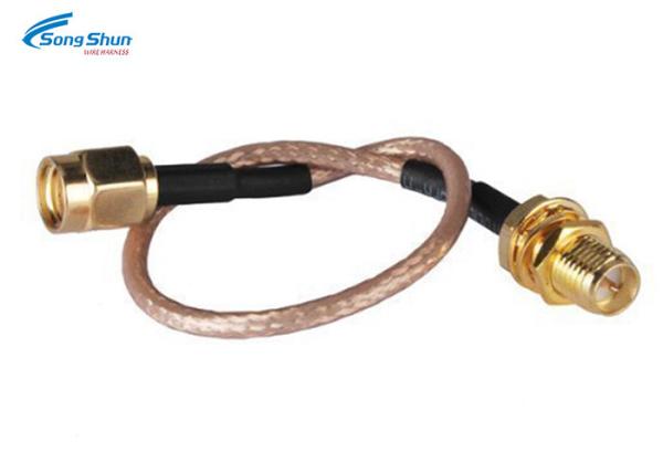 Buy cheap Antenna RF Coaxial Cable Assembly 50ohm SMA Female Male RG316 6" Length from wholesalers