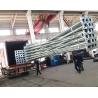 Buy cheap Straight Conical Square Light Pole no Lighting Arm , residential light poles Flange mounted from wholesalers