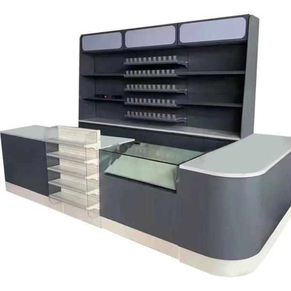 Buy cheap Supermarket Customized Color Grocery Store Retail Cashier Desk Counter from wholesalers