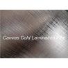 Buy cheap 0.7mm Canvas Laminating Film Embossed Photo Album 40 inch cold lamination roll from wholesalers