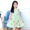 Buy cheap Girls Cotton Dress Children Printing Dress Summer Children'S Clothing from wholesalers
