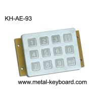 Buy cheap Vandal Proof Keypad Stainless Steel Metal Keypad 12 button in 3x4 Matrix product