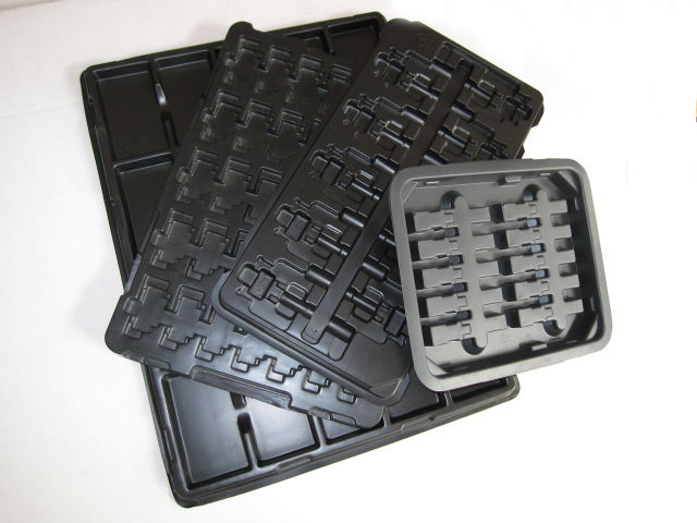 Anti Static ESD Storage Box Plastic PCB Blister Card Clamshell For Electronic Component