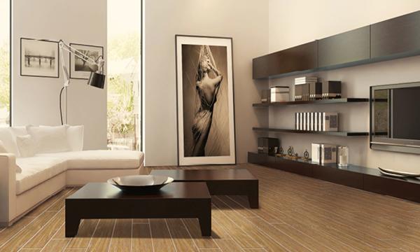 Buy cheap Rustic Wood Grain Floor Tiles Polished Glazed Porcelain Livingroom Woodlike Tiles For Flooring Tiles Bathroom from wholesalers