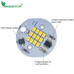 Round Led Light Pcb Board AC 240V Natural White CCT 6000K For Lamp Bulb