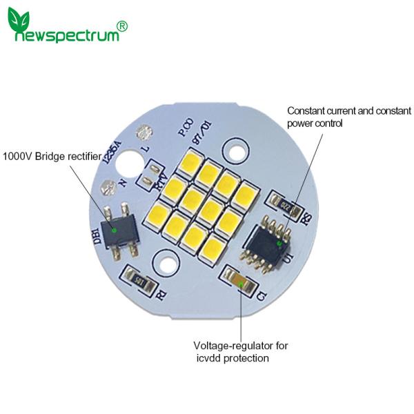 Buy cheap Round Led Light Pcb Board AC 240V Natural White CCT 6000K For Lamp Bulb from wholesalers