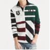 Buy cheap Mens Polo Style Long Sleeve Shirts Embroidered Custom Colors OEM Service from wholesalers