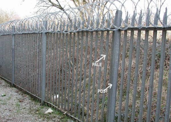 Buy cheap Beautiful Steel Palisade Fencing Powder Coated Park Guardrail Palisade from wholesalers