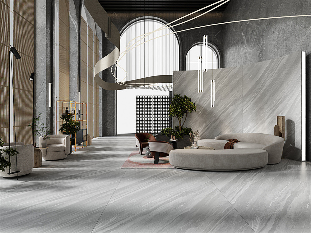 Indoor Floor Acid-Resistance 1600x3200mm Matt Sintered Stone Slab For Apartment And Balcony