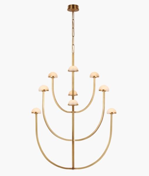 Buy cheap KW 5622 Pedra X-Large Three-Tier Brass Crystal Chandelier Bronze / Polished Nickel / Antique-Burnished Brass from wholesalers