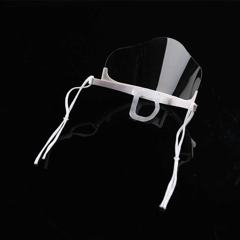 Reusable Sanitary Transparent Plastic Mouth Cover