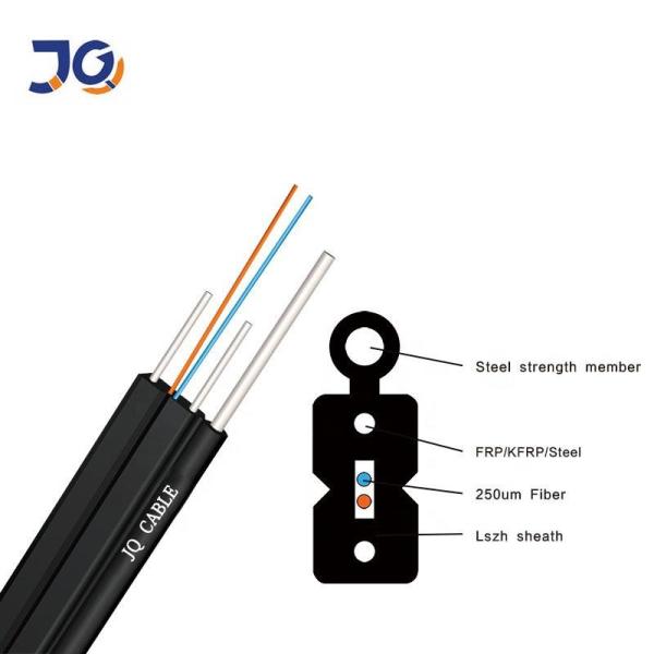 Buy cheap 1.0mm Steel Wire G657A G652D 1 2 4 Core Drop Cable from wholesalers