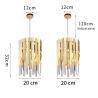Buy cheap Small Round Gold k9 Crystal Modern Led Chandelier for Living Room Hallyway Chandelier(WH-CY-176) from wholesalers