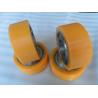 Buy cheap Aging Resistant Industrial Bisque PU Polyurethane Wheels coating with Iron Core from wholesalers