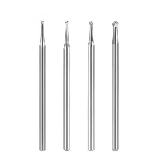 Dental Lab Tungsten Carbide Burs 10pcs/Box Dental Round Carbide Burs For