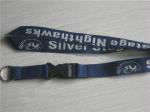 polyester embroidered woven lanyards,economic woven jacquard neck lanyard
