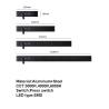 Buy cheap linetype bedside wall lamp linear bedroom background wall lamp Nordic apartment hotel room headboard reading light from wholesalers