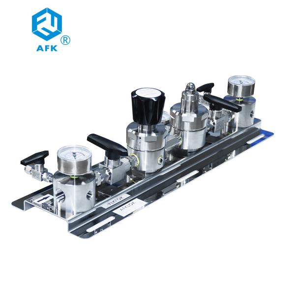 Buy cheap AFK Stainless Steel Changeover Manifold Semi Automatic Switching System Gas Regulator from wholesalers