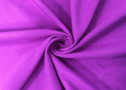 Buy cheap 210GSM Brushed Knit Fabric 100 Percent Polyester For Accessories Violet from wholesalers