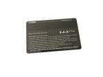 Cmyk Barcode PVC Plastic Vip Loyalty Membership Card Hot Stamp Silver Foil