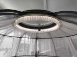 5m Round Large Aluminum Profiles Frame Clear PC Board For Pool Dome Tent
