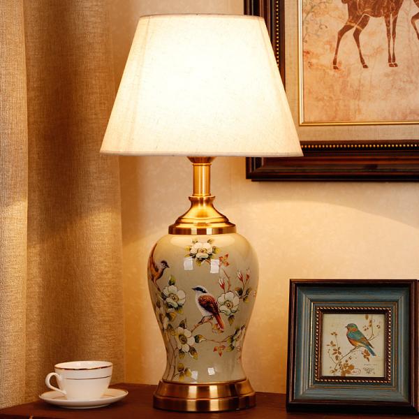 Buy cheap Chinese-Style Ceramic Table Lamp Classical Household Bedside Lamp(WH-MTB-119) from wholesalers
