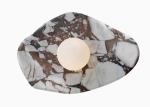 Modern simple marble creative wall lamp Italian bedroom entrance staircase study
