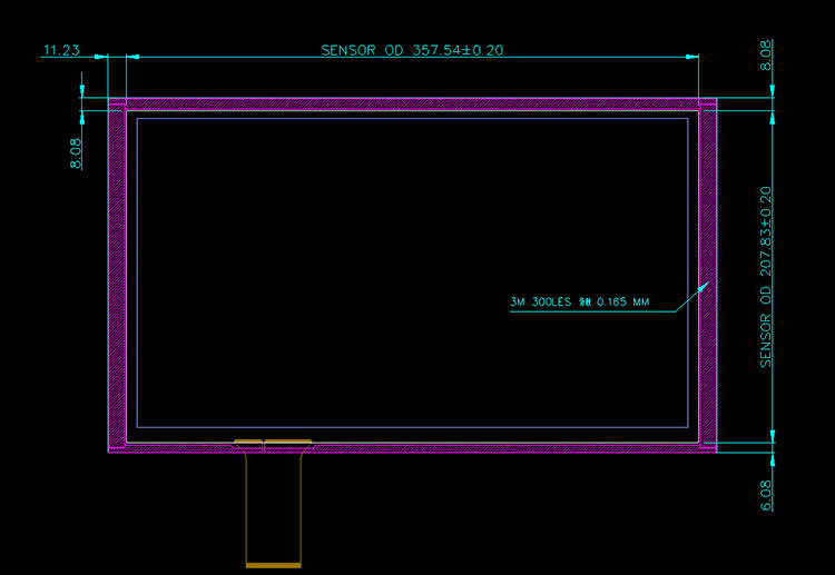 10 Point 15.6 Inch USB Capacitive Touch Panel Screen With Muilti Systems.