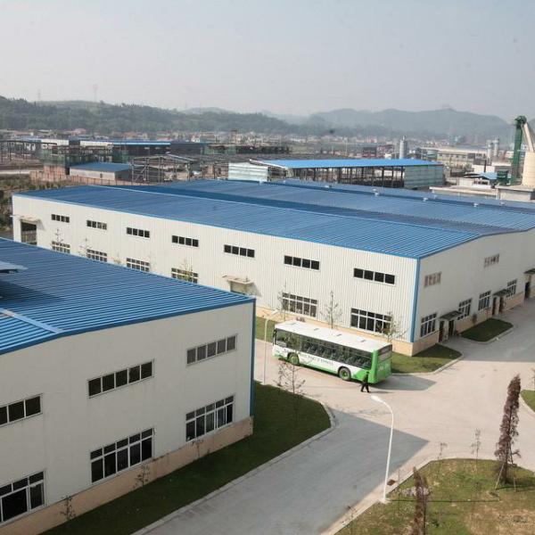Buy cheap Q235 GB Steel Portal Frame Building Construction 0.6mm Roof Rigidity from wholesalers