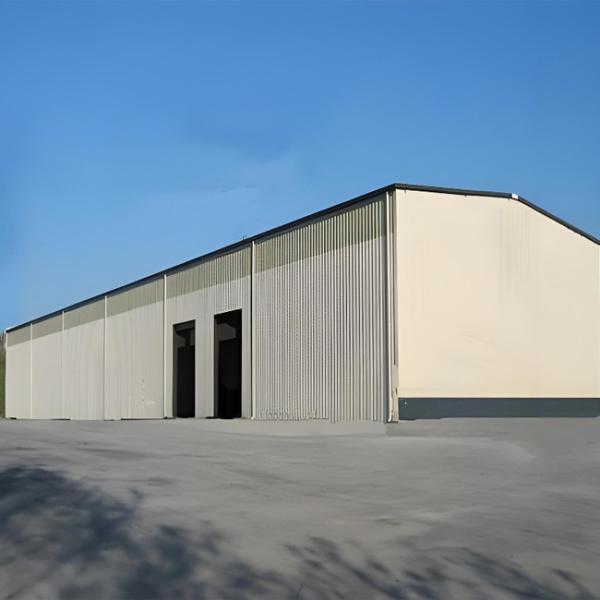 Steel Frame Prefab Building Construction , Long Span Steel Construction