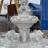 Buy cheap Modern Water Fountains Marble Lions Fountain Large Stone Carving Garden Decoration from wholesalers