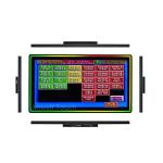 5ms Adjustable Brightness Side+Edge LED Bezel PCAP Touch Screen Gaming Monitor