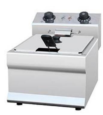 Buy cheap 220-240V Silver Stainless Steel Fryer with 0-200℃ Temp Control for Commercial Kitchen from wholesalers