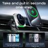 Buy cheap QI2 One-Piece Stretched All-Metal Design Car Magnetic Wireless Charger With 9 Light Colors And Projection Ambient Light from wholesalers