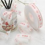 Mutiple Color Manchester English Flower Packaging Materials Ribbon For Customer