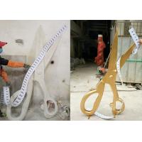 Buy cheap Window Display Gold Fiberglass Scissor H180cm And PVC Ruler L300cm product